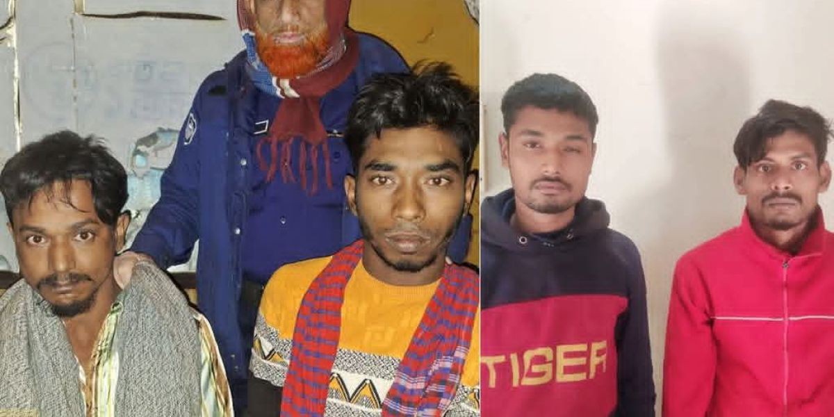 চলন্ত ট্রেনে পপকর্ন বিক্রেতা খু*ন পীরগন্জ  ঘটনায়  :সিরাজগঞ্জ ও দিনাজপুর থেকে চার ফেরিওয়ালা গ্রেপ্তার..
