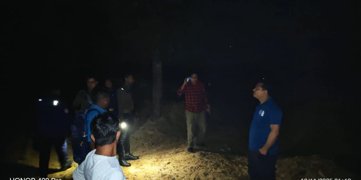 মাধবপুরে অবৈধ বালু পাচার রোধে প্রশাসনের রাতভর অভিযান