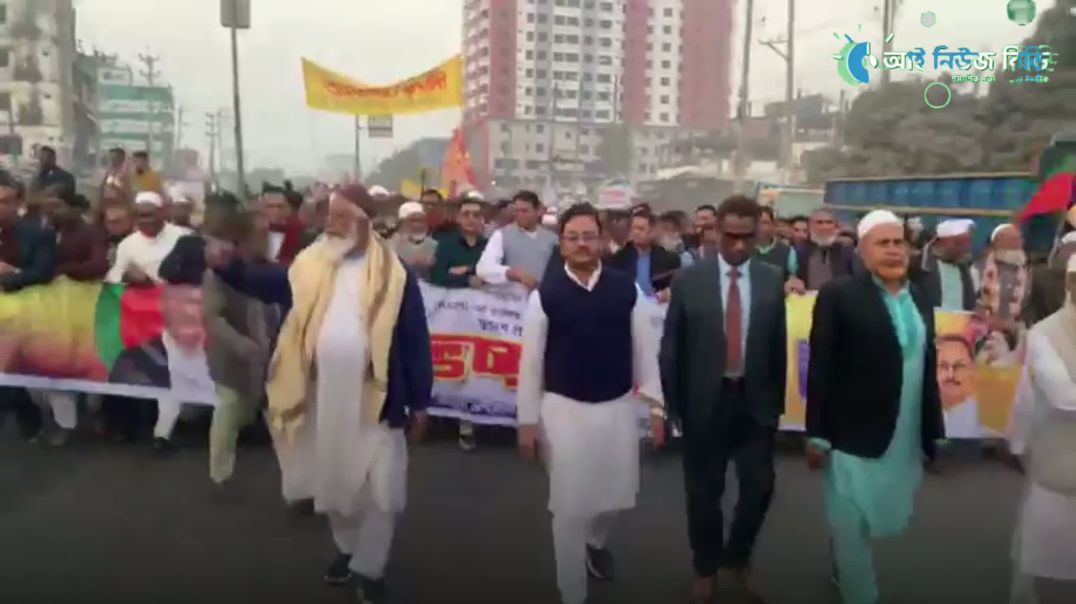 ⁣তারেক রহমানের স্বদেশ প্রত্যাবর্তন উপলক্ষে ভালুকায় বর্ণাঢ্য স্বাগত মিছিল
