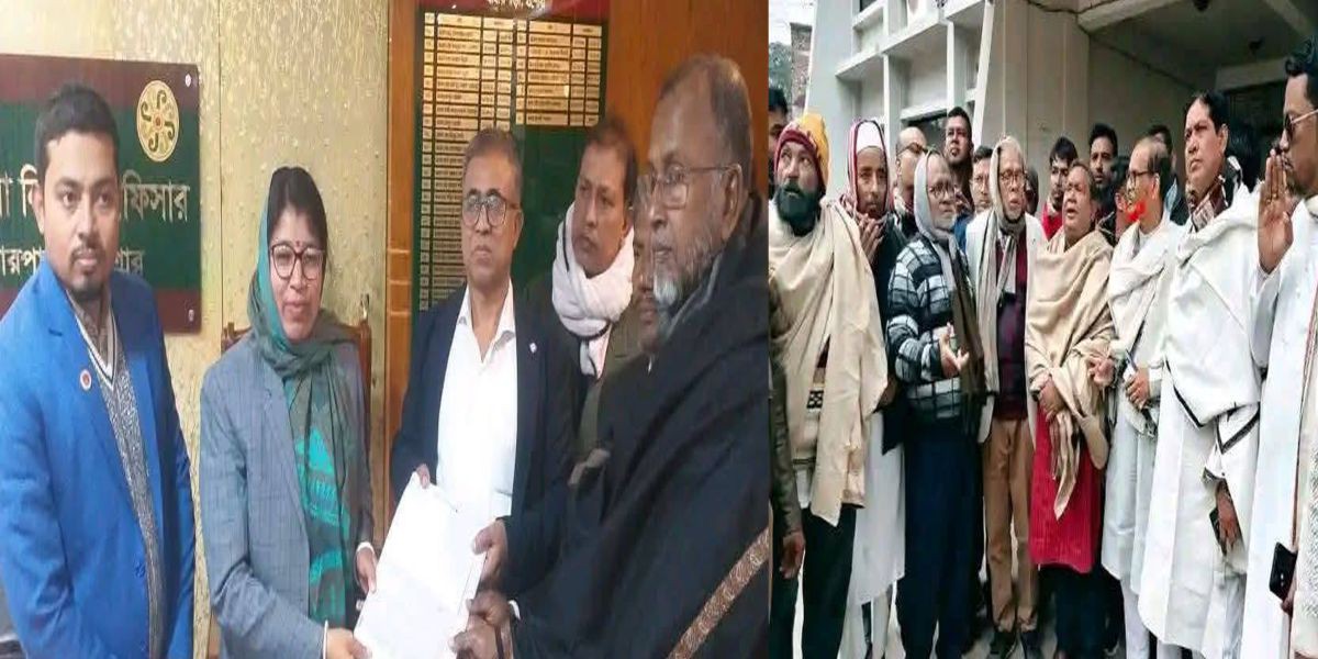 দলীয় নেতা-কর্মীদের সঙ্গে নিয়ে বাঘারপাড়া উপজেলা পরিষদে মনোনয়ন জমা দিলেন টি এস আইয়ুব ও মতিয়ার রহমান ফারাজি..