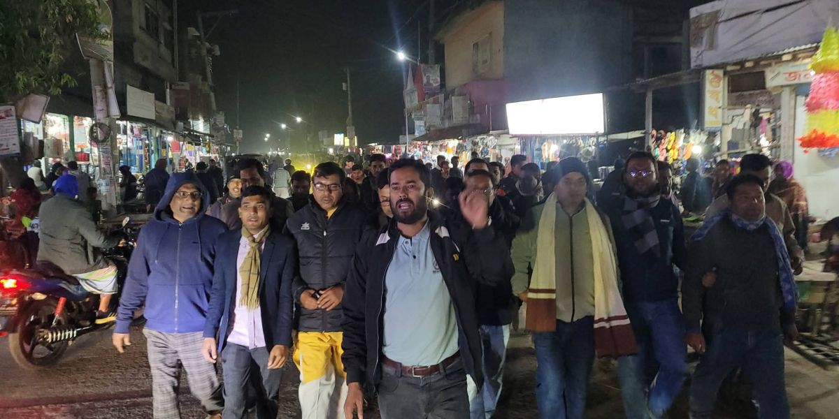 তারেক রহমানের আগমন উপলক্ষে রাণীশংকৈলে যুবদলের আনন্দ মিছিল..