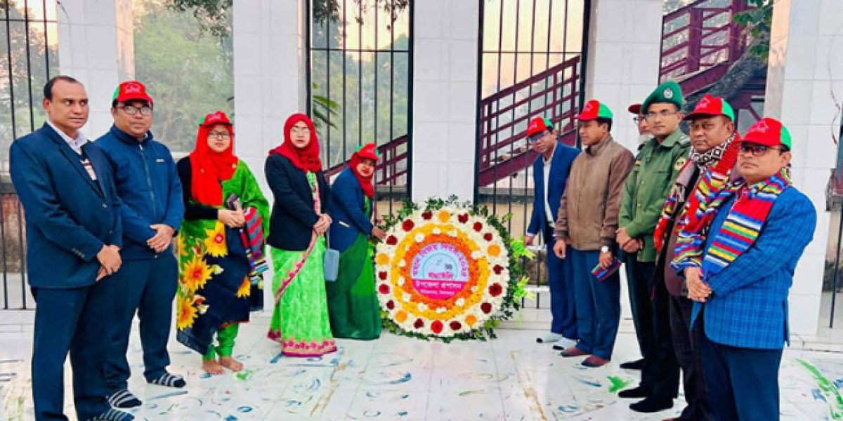 চিরিরবন্দরে যথাযোগ্য মর্যাদায় মহান বিজয় দিবস উদযাপিত।