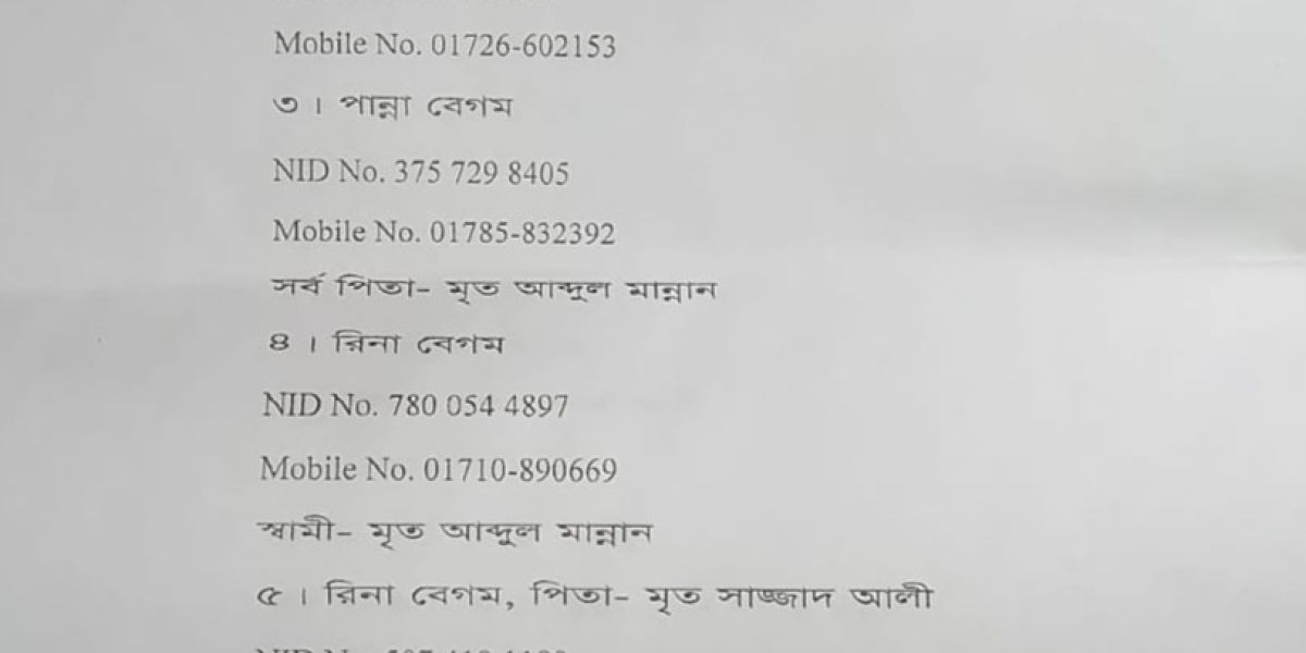 মামলা বিচারাধীন থাকা সত্ত্বেও জমিতে তাণ্ডব
