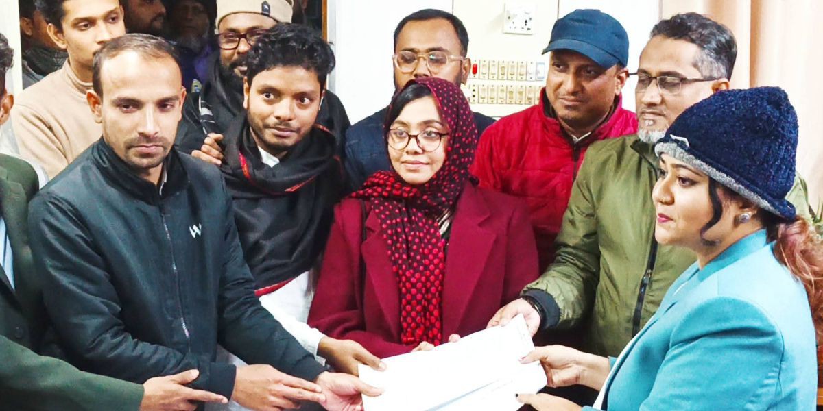 ঝালকাঠি-১ আসনে এনসিপি নেত্রী ডা. মাহমুদা মিতুর মনোনয়নপত্র জমা..