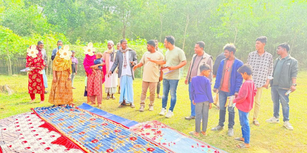 জোরারগঞ্জে ধানের শীষের গনসংযোগ