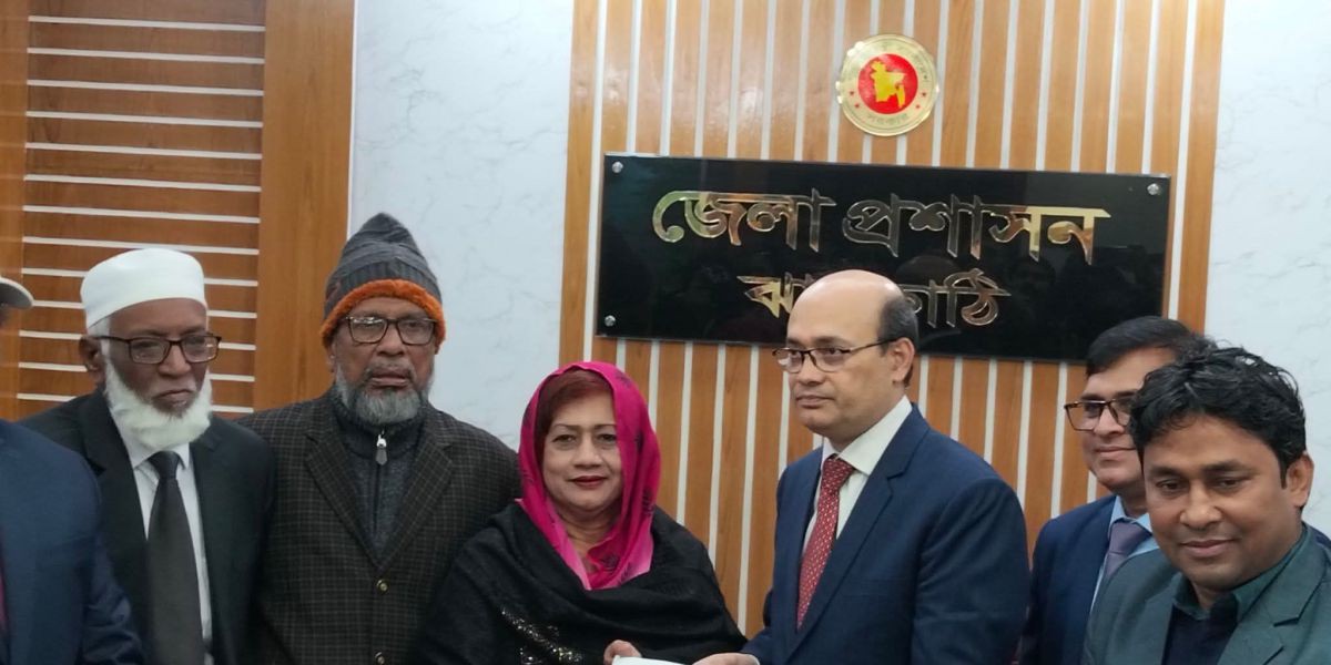 ঝালকাঠি-২ আসনে উৎসবমুখর পরিবেশে মনোনয়নপত্র জমা:প্রার্থী ১০..