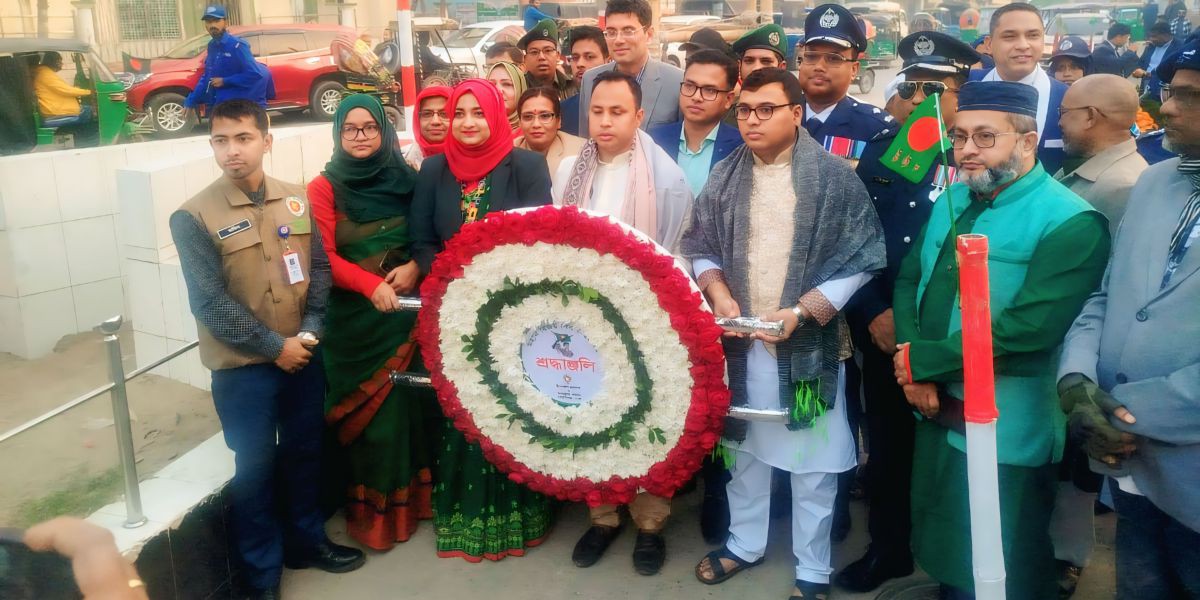 বিজয় দিবসে কেরানীগঞ্জে শহীদদের প্রতি সর্বস্তরের মানুষের শ্রদ্ধা..