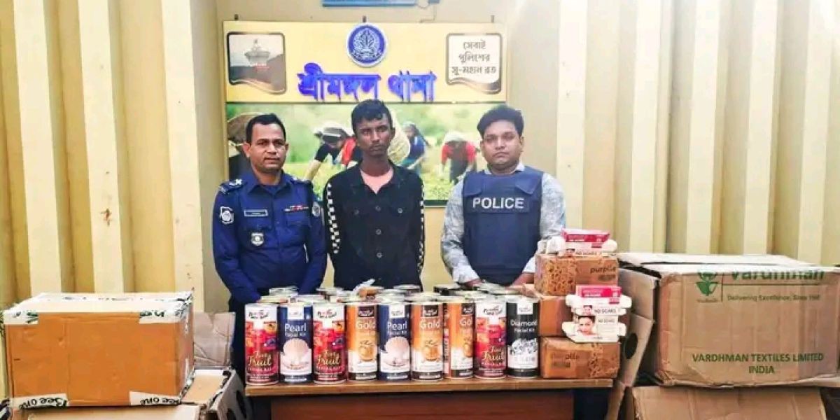 শ্রীমঙ্গলে পুলিশের অভিযানে সিএনজি অটোরিকশাসহ ভারতীয় অবৈধ মালামাল জব্দ..
