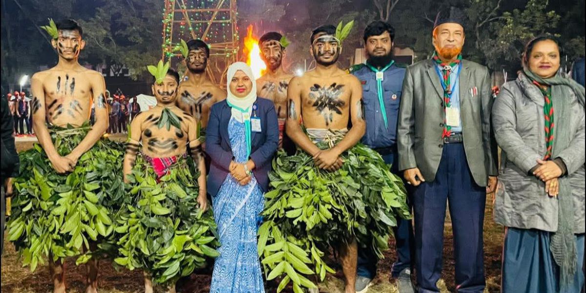 চিরিরবন্দরে ৫ম উপজেলা স্কাউটস সমাবেশ সমাপ্ত।