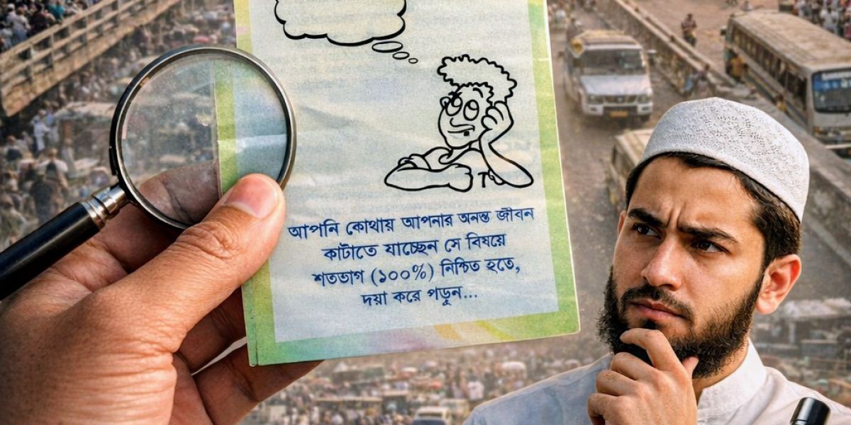 লিফলেটে স্বর্গের দাওয়াত, ভোটের মাঠে জান্নাতের গ্যারান্টি: ঈমানের দরজায় নীরব এক পরীক্ষা..