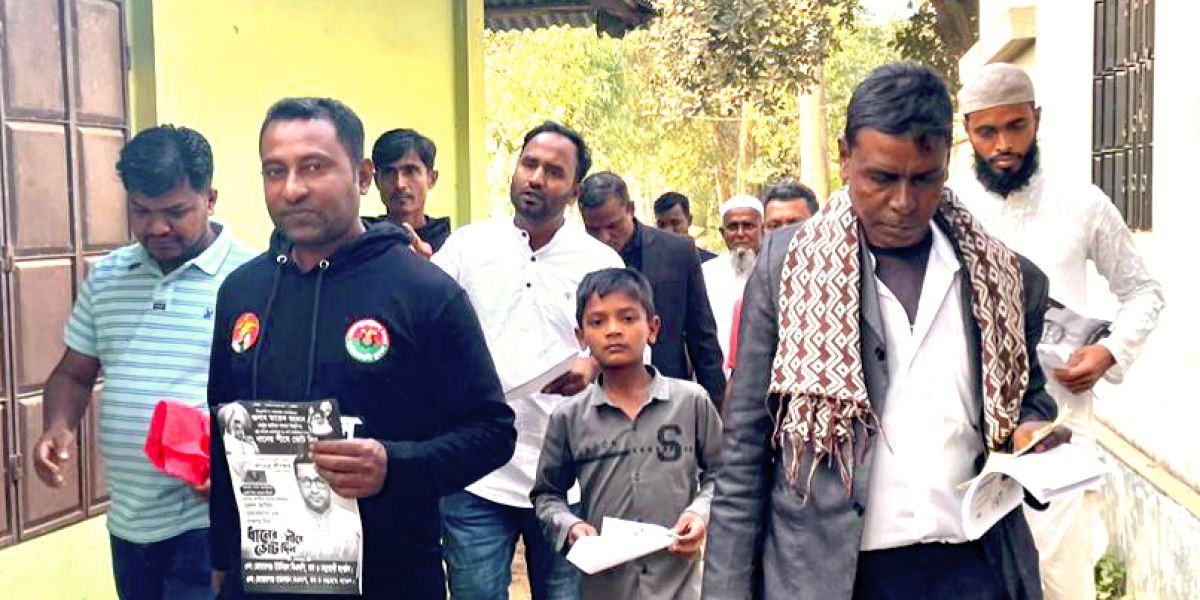 জোরারগঞ্জে বিএনপির গনসংযোগ