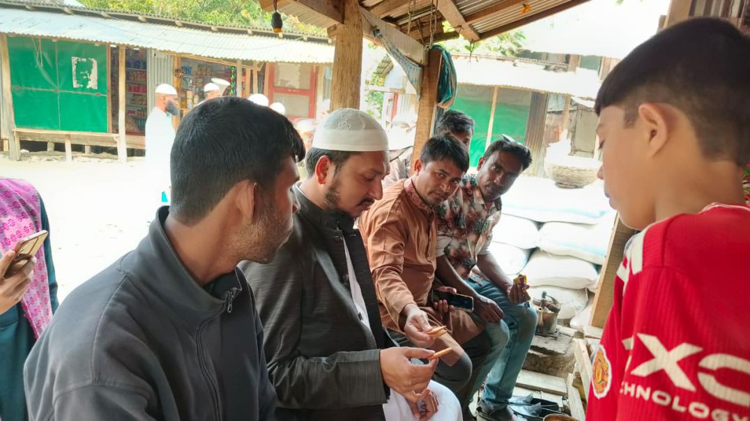 দশমিনায় হাতপাখার বিশাল মিছিল ও জনসংযোগ