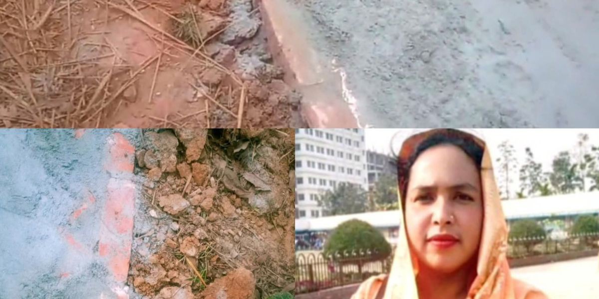 শ্রীপুরে রাস্তার কাজে অনিয়ম, প্রশ্ন করায় সাংবাদিককে গালিগালাজ করলেন মহিলা মেম্বার!..