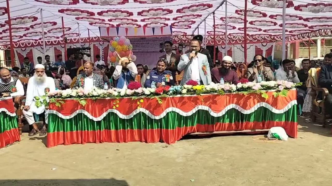 ⁣চুনাখালী বোর্ড সরকারি প্রাথমিক বিদ্যালয়ের উদ্বোধনী অনুষ্ঠানে উপজেলা নির্বাহী অফিসার