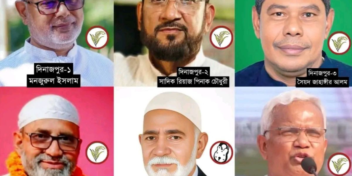 দিনাজপুরে সংসদীয় আসনগুলোতে বিএনপি ও স্বতন্ত্র প্রার্থীদের বিজয়..