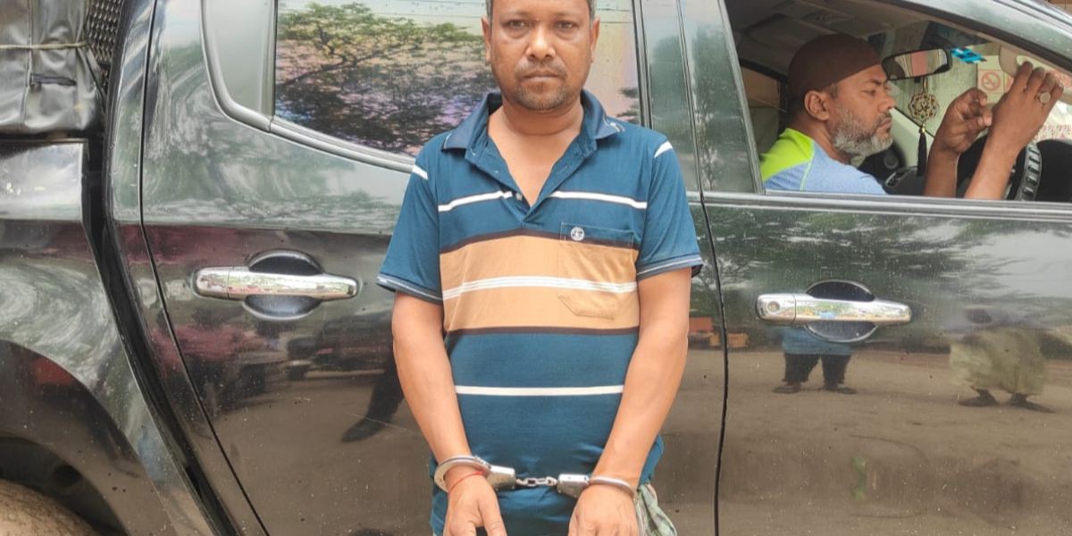 মাধবপুরে বিদেশি মদসহ এক ব্যক্তি আটক