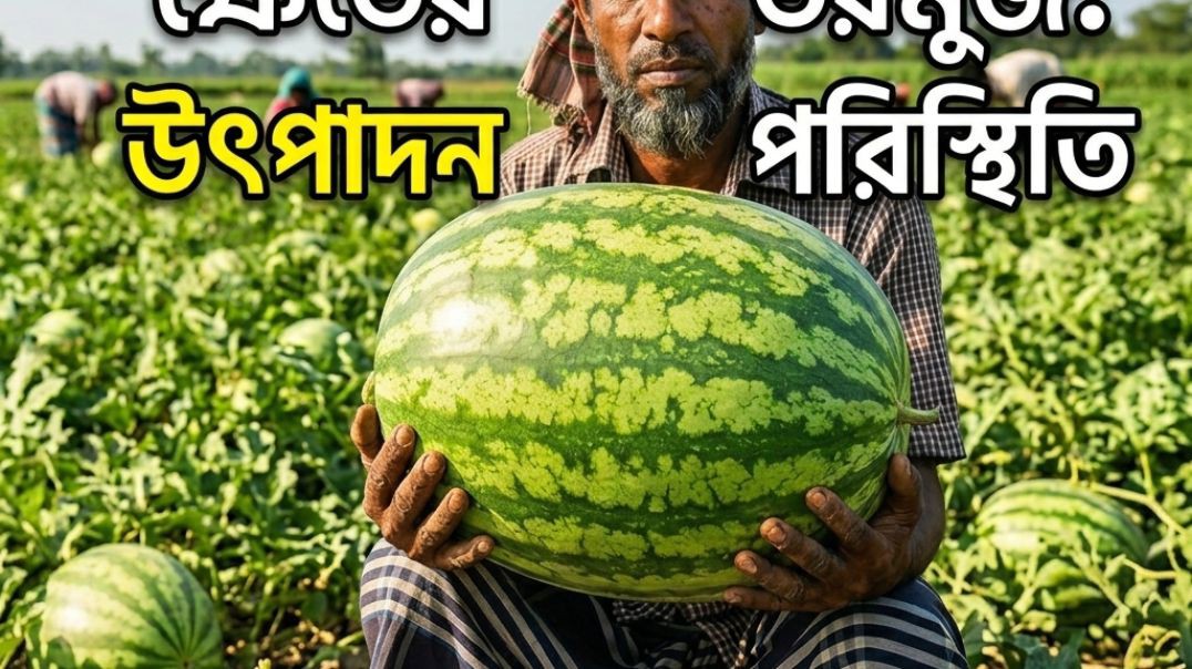 ⁣তরমুজ চাষিদের বর্তমান অবস্থা ও বাজার মূল্য