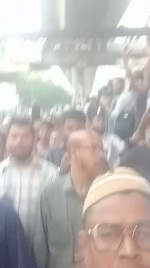 ঢাকার বাইতুল মোকাররমে বিরোধীদলীয়১১ দলীয় জোটের বিক্ষোভ সমাবেশ মিছিল