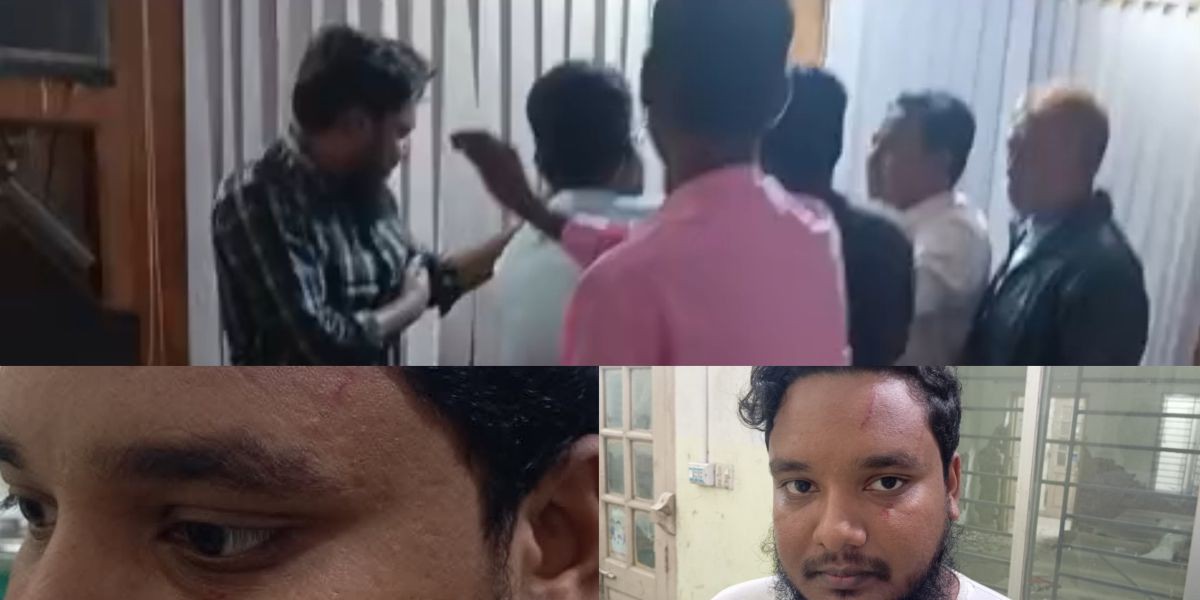 জয়পুরহাটের ক্ষেতলালে ইউএনওর অফিস কক্ষে সাংবাদিকের উপর হামলা ও মারপিট..