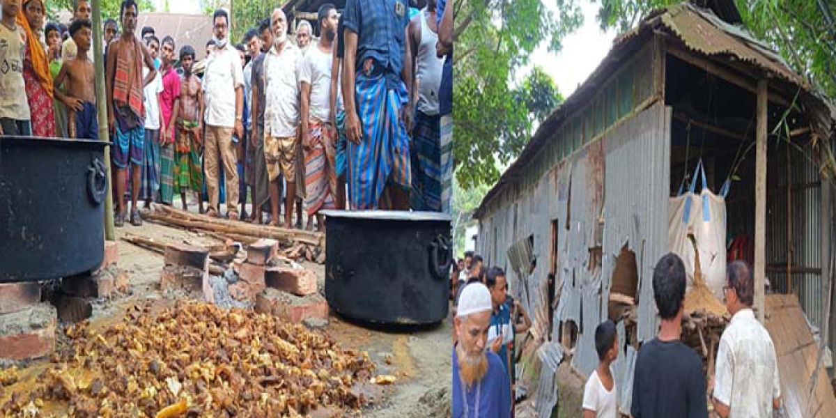 ঈশ্বরগঞ্জে দুই গ্রামের সংঘর্ষ: বাড়িঘরে হামলা-ভাঙচুর, অগ্নিসংযোগ ও লুটপাট..