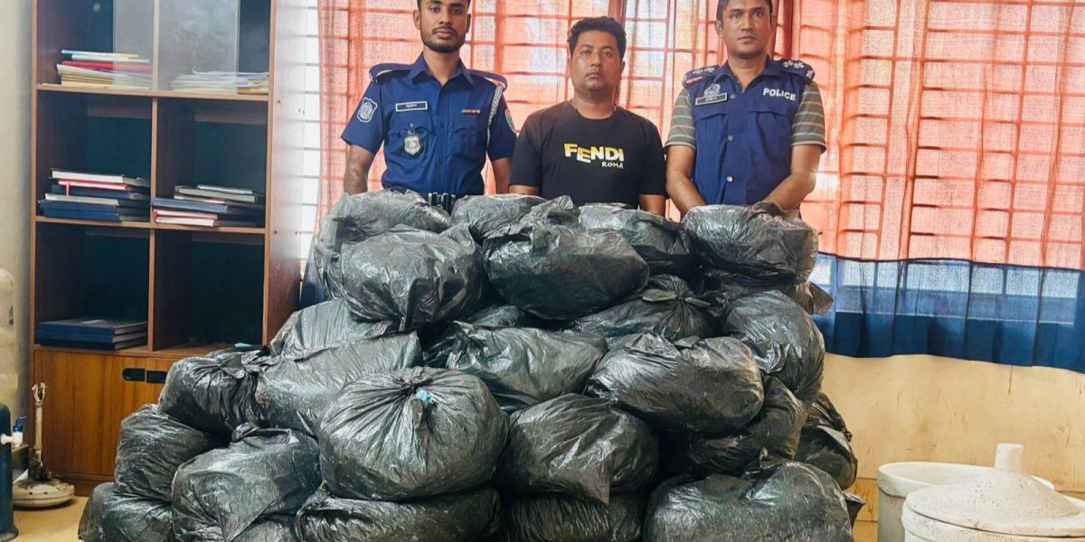 মাধবপুরে পানির ফিল্টারের ভেতর ১৯২ কেজি গাঁজাসহ একজন গ্রেফতার..