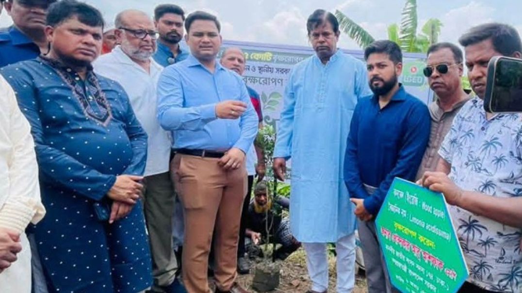 ⁣দোহারে বৃক্ষরোপণ ও উন্নয়নকাজে মাঠে ঢাকা-১ আসনের এমপি খন্দকার আবু  আশফাক