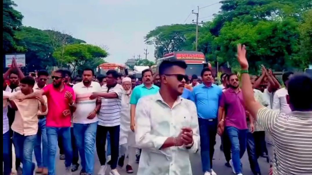 ⁣দাউদকান্দি উপজেলা ছাত্রদলের বিক্ষোভ মিছিল।
