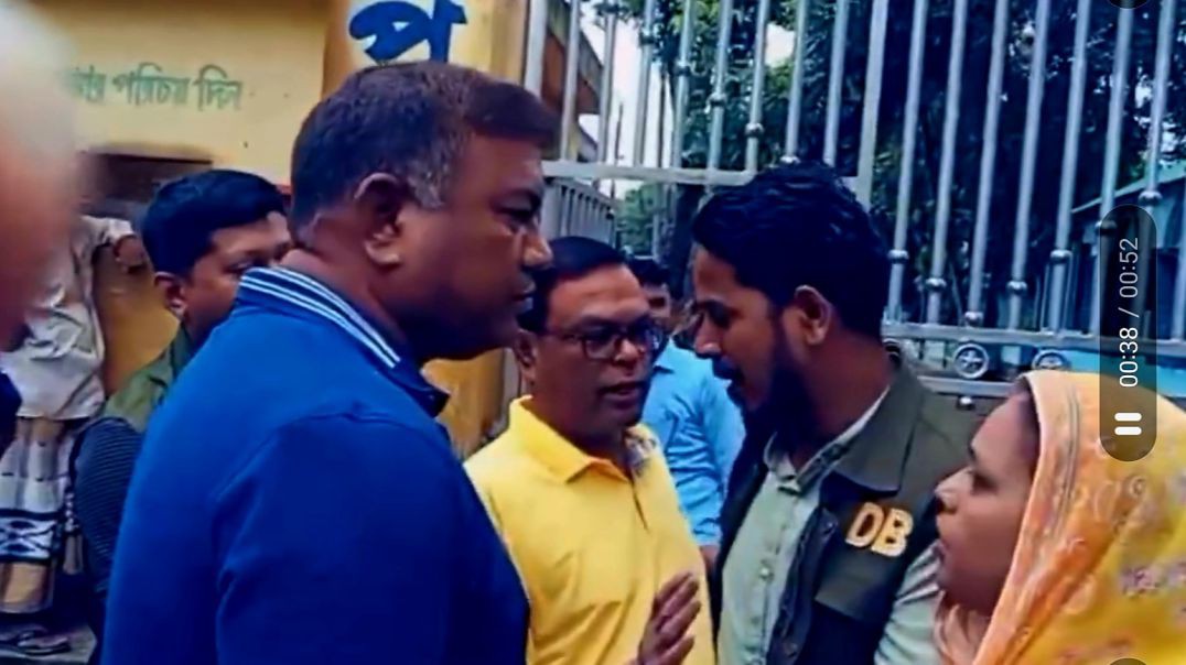 ⁣লালমনিরহাটে সাংবাদিকদের সাথে ডিবি পুলিশের অসৌজন্যমূলক আচরণ।