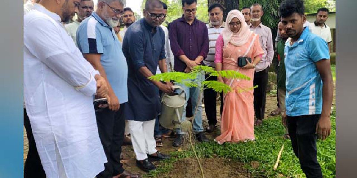 ঈশ্বরগঞ্জে বৃক্ষরোপণ কর্মসূচির উদ্বোধন