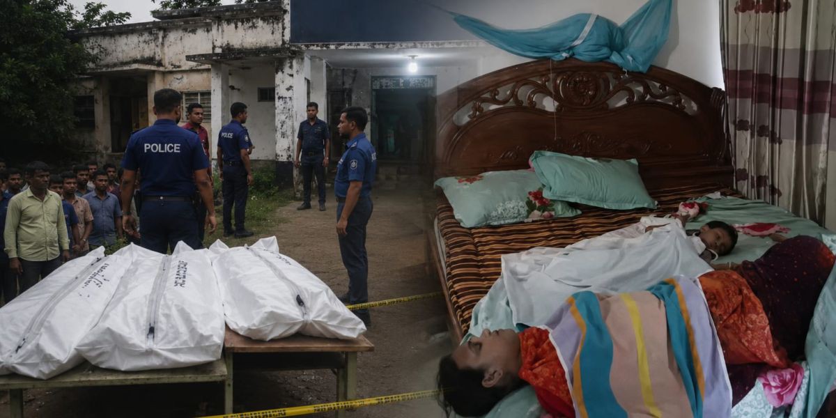 বরগুনা জেলা পরিষদ ডাকবাংলোয় মা ও দুই শিশুকন্যাকে হত্যার নেপথ্যে রহস্যভেদ..