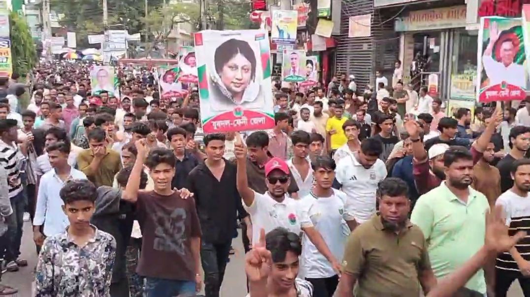 ⁣কেন্দ্রীয় যুবদলের পূর্ণাঙ্গ কমিটিকে স্বাগত জানিয়ে ফেনী জেলা যুবদলের আনন্দ মিছিল