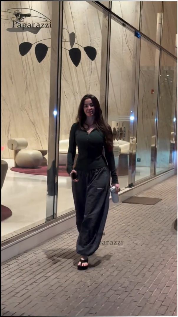 Giorgia Andriani Turns Heads During Her Bandra Outing