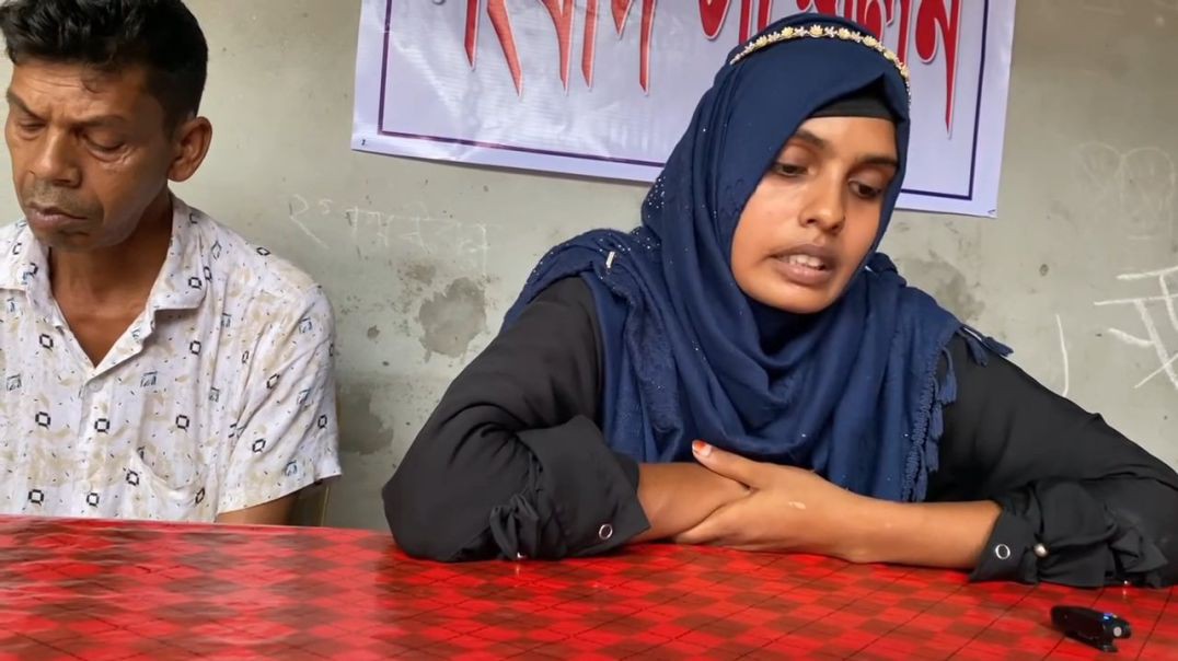 ⁣বড়াইগ্রামের বনপাড়ায় নিজ নামীয় জমি ও বাড়ি দখল মুক্ত করতে পিতার পক্ষে মেয়ের সংবাদ সম্মেলন