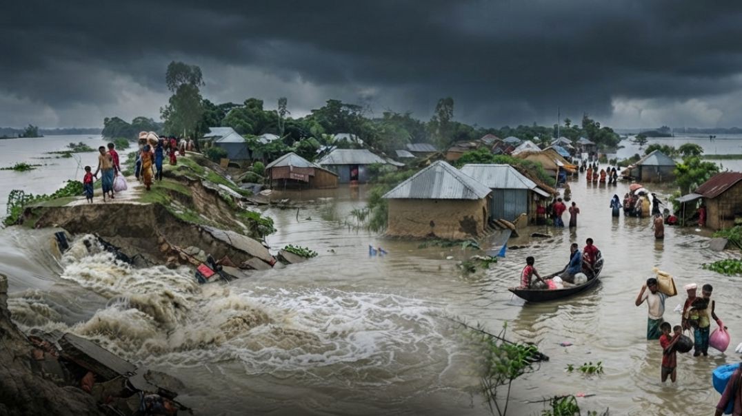 রাজনগরে বন্যা পরিস্থিতি