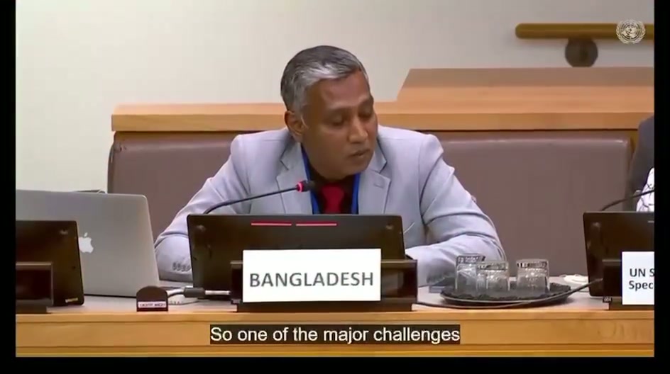 ⁣জাতিসংঘে প্রধানমন্ত্রীর মুখ্য সমন্বয়কের কৃষি ও পানি নিয়ে জোরালো বক্তব্য..