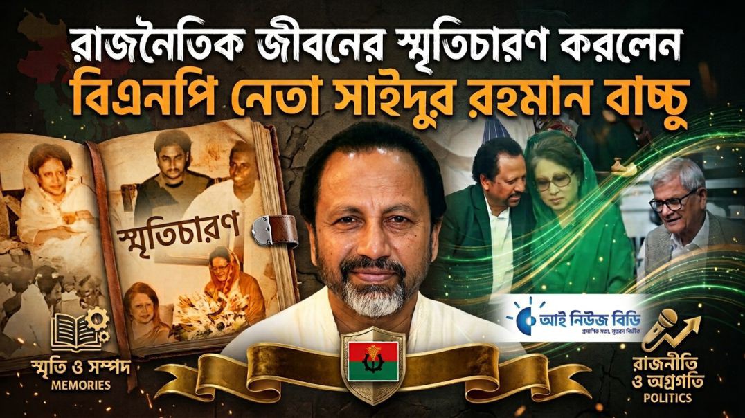 দীর্ঘ চার দশকের রাজনৈতিক জীবনের স্মৃতিচারণ করলেন বিএনপি নেতা সাইদুর রহমান বাচ্চু