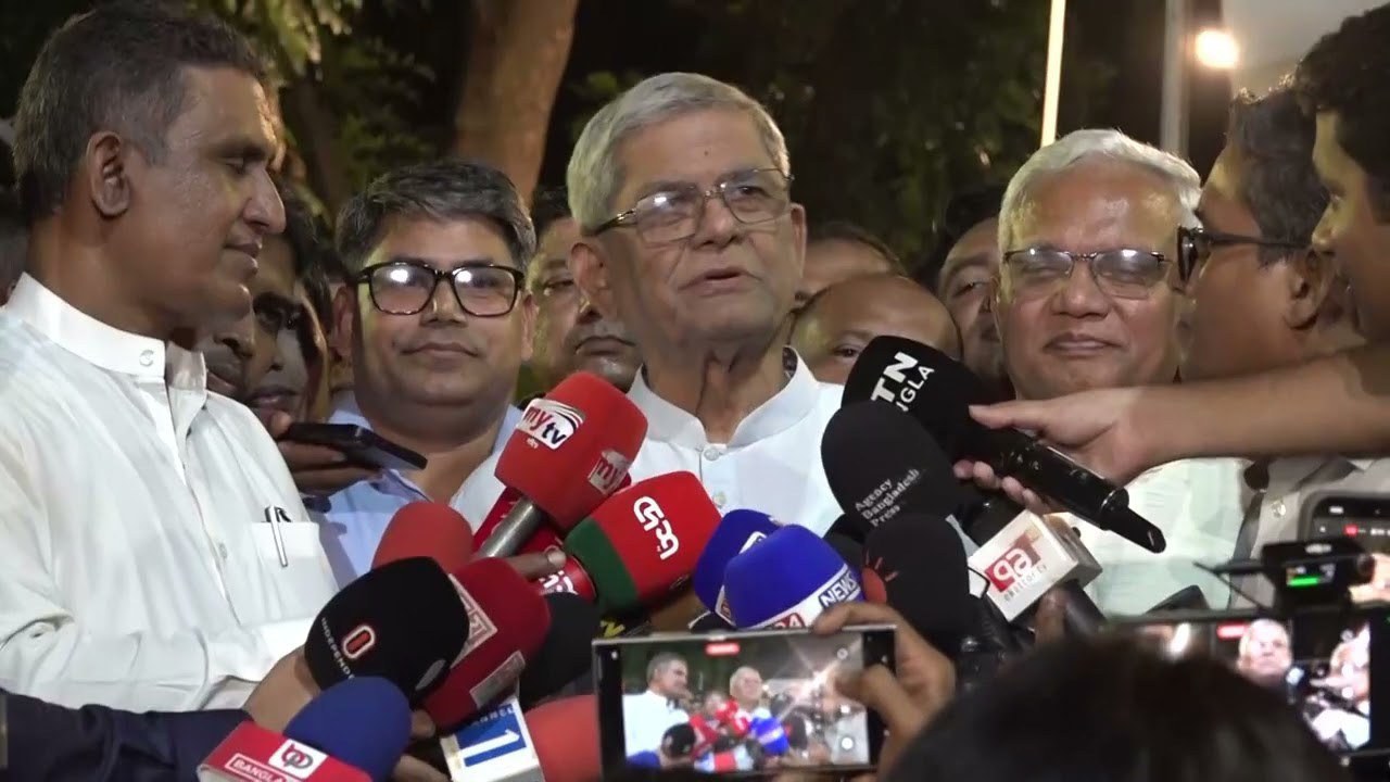 ⁣বিএনপি জাতীয় স্থায়ী কমিটির সভা: মির্জা ফখরুলের ব্রিফিং