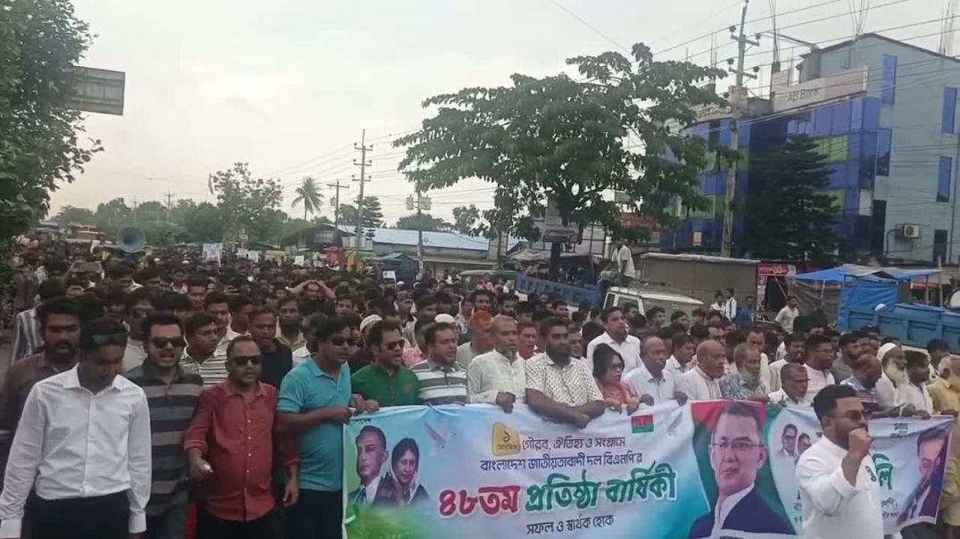 ⁣মোস্তাফিজুর রহমান মামুনের নেতৃত্বে ভালুকায় বিএনপির আনন্দ মিছিল